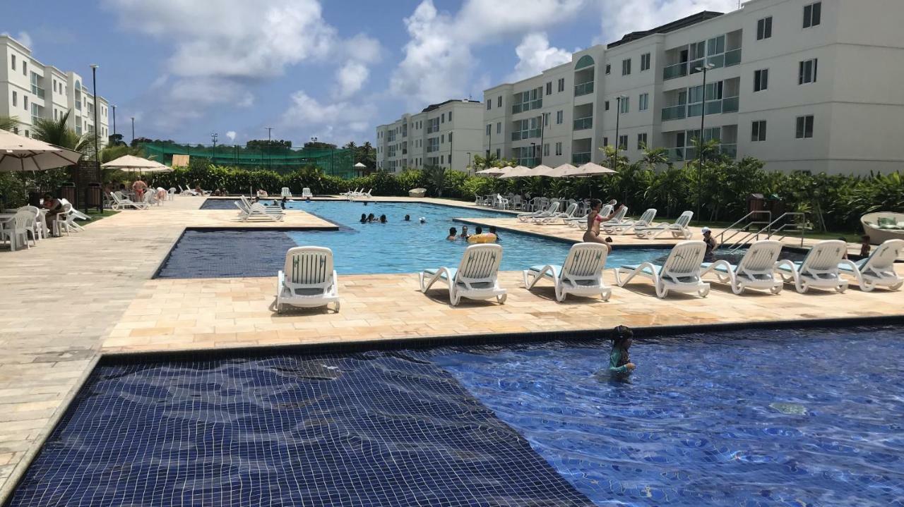 Flat Excelente Em Porto De Galinhas Palm Village Acqua Frente Para As Piscinas Buitenkant foto