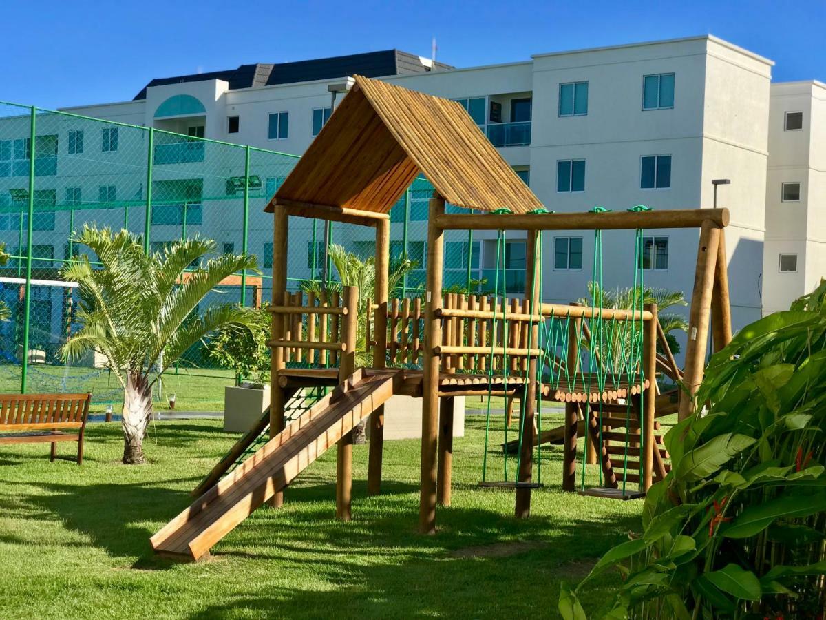 Flat Excelente Em Porto De Galinhas Palm Village Acqua Frente Para As Piscinas Buitenkant foto