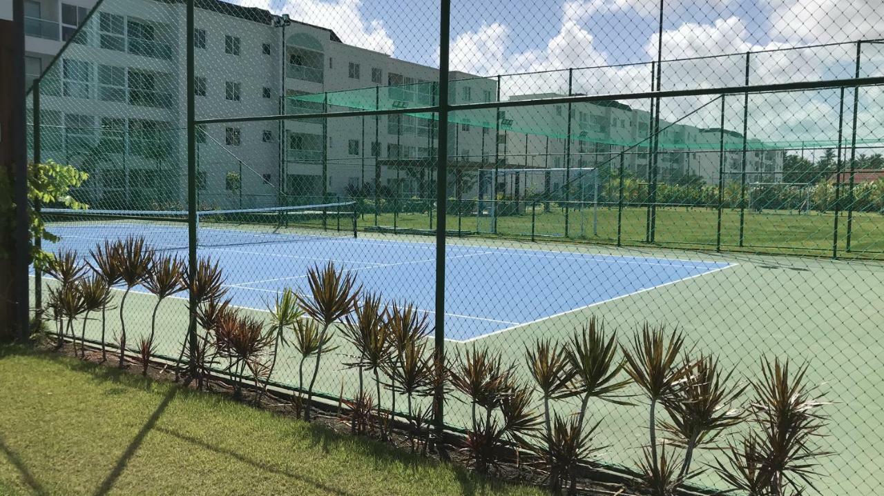 Flat Excelente Em Porto De Galinhas Palm Village Acqua Frente Para As Piscinas Buitenkant foto