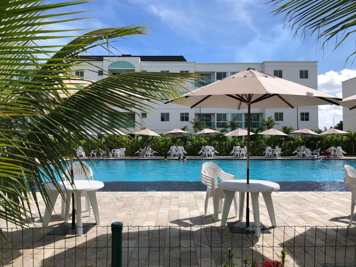 Flat Excelente Em Porto De Galinhas Palm Village Acqua Frente Para As Piscinas Buitenkant foto