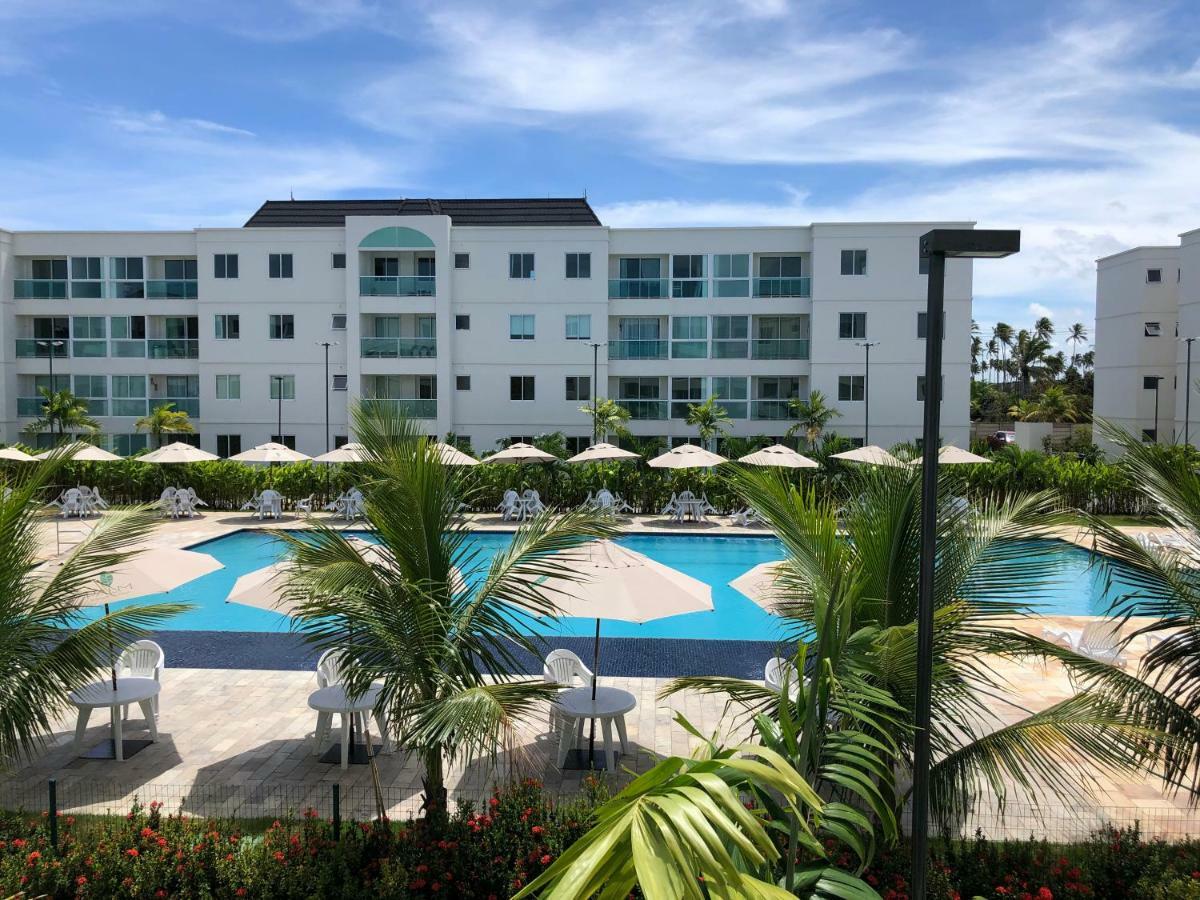 Flat Excelente Em Porto De Galinhas Palm Village Acqua Frente Para As Piscinas Buitenkant foto